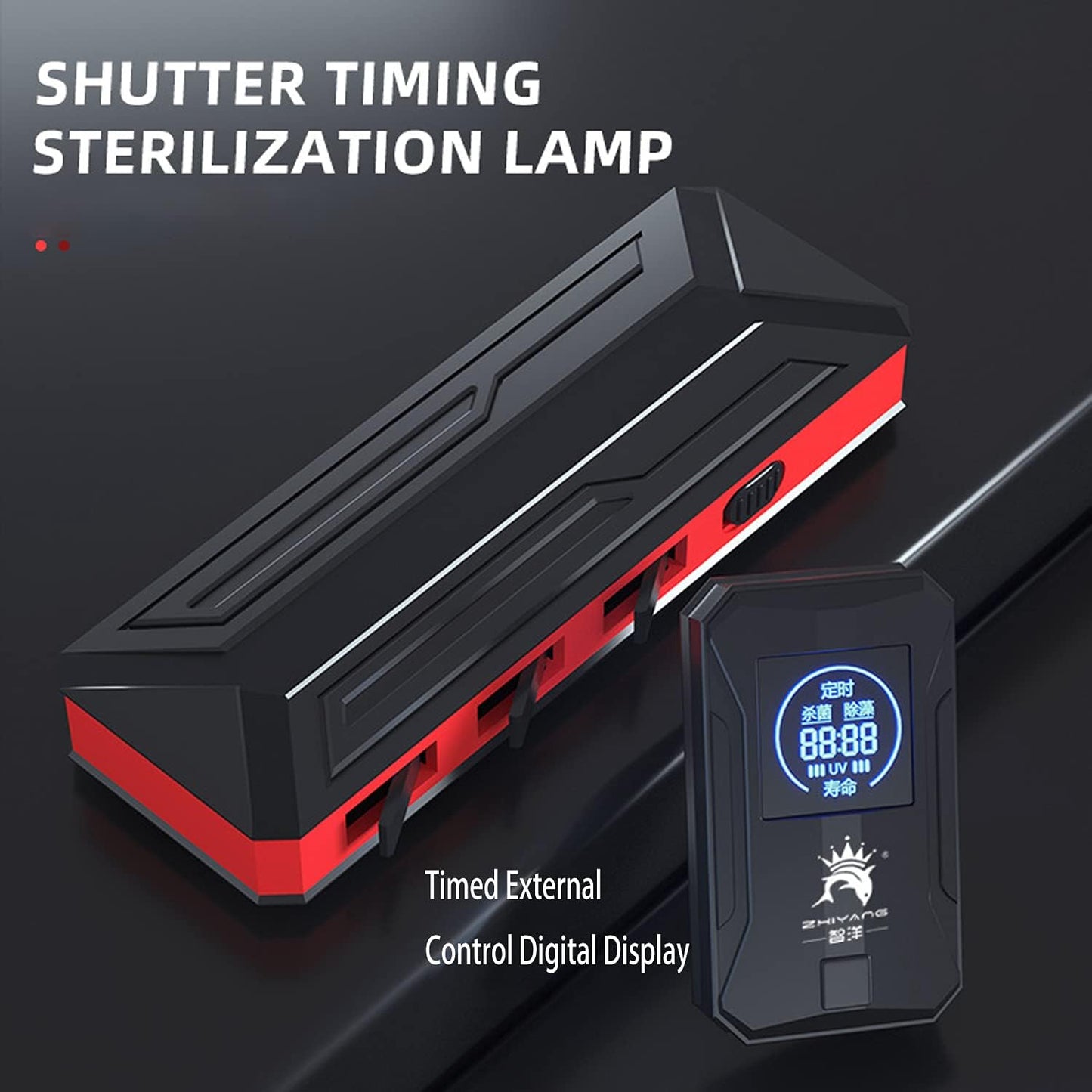 Aquarium Clean Light,9W&11W&13W UV Sanitizer Submersible Light with AI Smart Timer,Intelligent Aquarium Water Clean Green Clear Waterproof Clean Lamp for Pond,Swimming Pool,Indoor