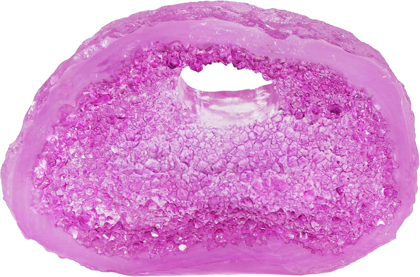 Deco-Replicas Cystal Cave Aquarium Decoration – Safe for Freshwater and Saltwater Fish Tanks – Amethyst Pink