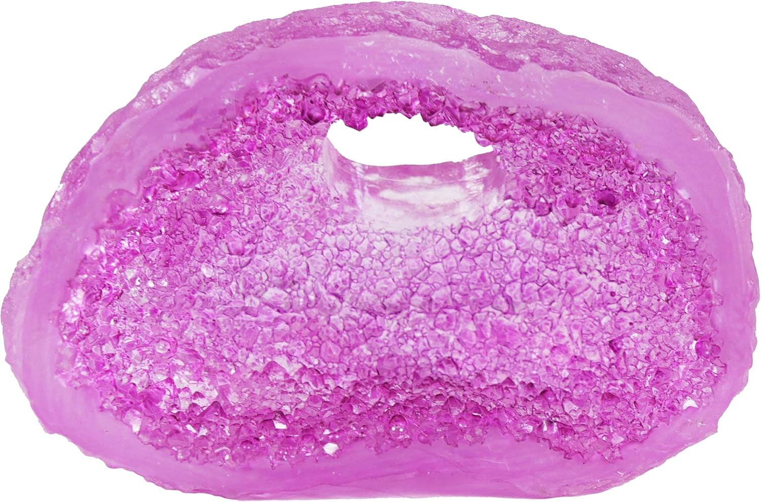 Deco-Replicas Cystal Cave Aquarium Decoration – Safe for Freshwater and Saltwater Fish Tanks – Amethyst Pink