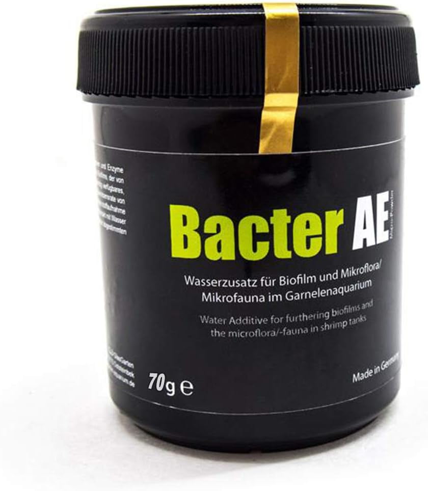 Bacter AE Shrimp (70G) | Nutrients for Live Freshwater Shrimp Food/Aquarium Water (Neocaridina, Amano, Red Cherry, Rili)