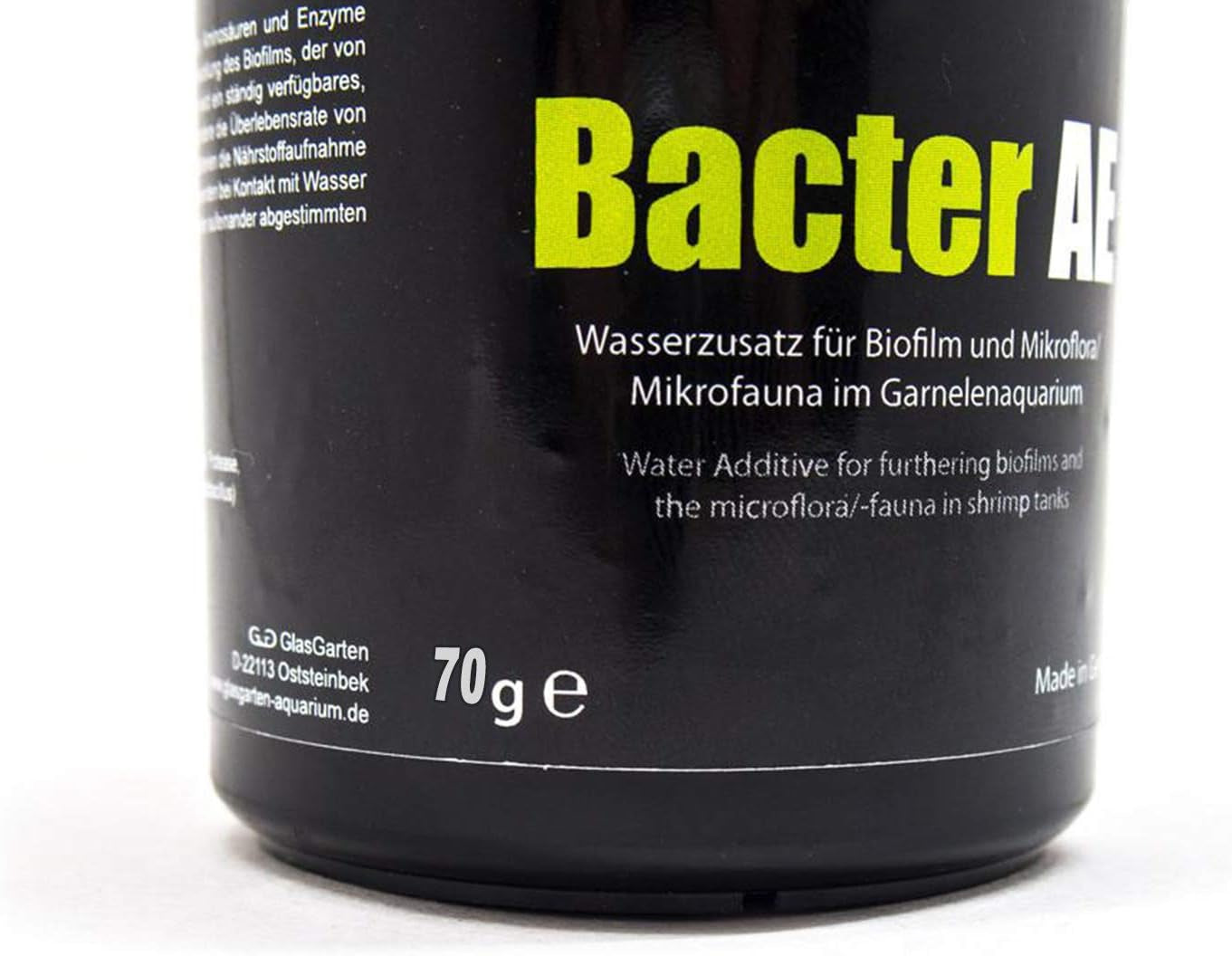 Bacter AE Shrimp (70G) | Nutrients for Live Freshwater Shrimp Food/Aquarium Water (Neocaridina, Amano, Red Cherry, Rili)