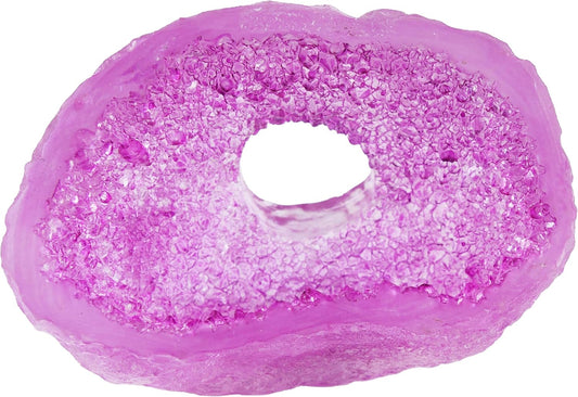 Deco-Replicas Cystal Cave Aquarium Decoration – Safe for Freshwater and Saltwater Fish Tanks – Amethyst Pink