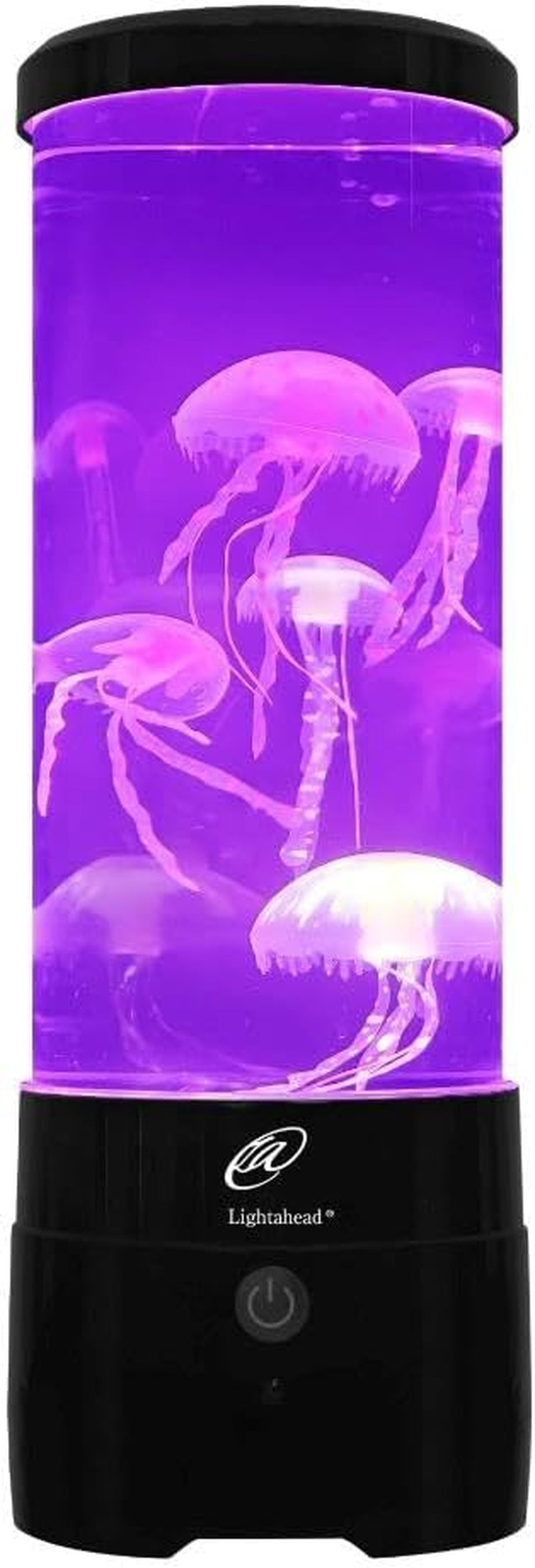 LED Sensory Jellyfish Aquarium Lamp with Bluetooth Speaker and Color Changing Light Effects. Majestic and Standing Tall at 12 Inches! Medium (12 Inches Tall)