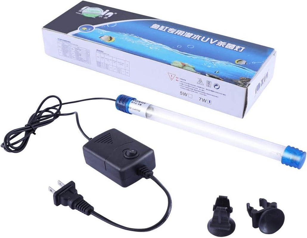 Aquarium Lights 5 W Submersible Light Aquarium Clean Light for Aquarium Water Clean Green Clear Waterproof Clean Lamp