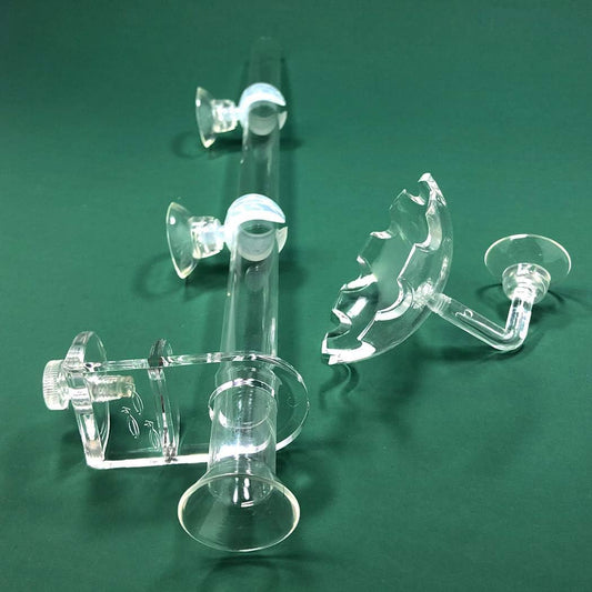 13.8 Inch Shrimp Feeding Tube and Dish, Clear Aquarium Feeder Tube and Clear Fish Bowl, Cherry Shrimp Feeding Dish and Tube