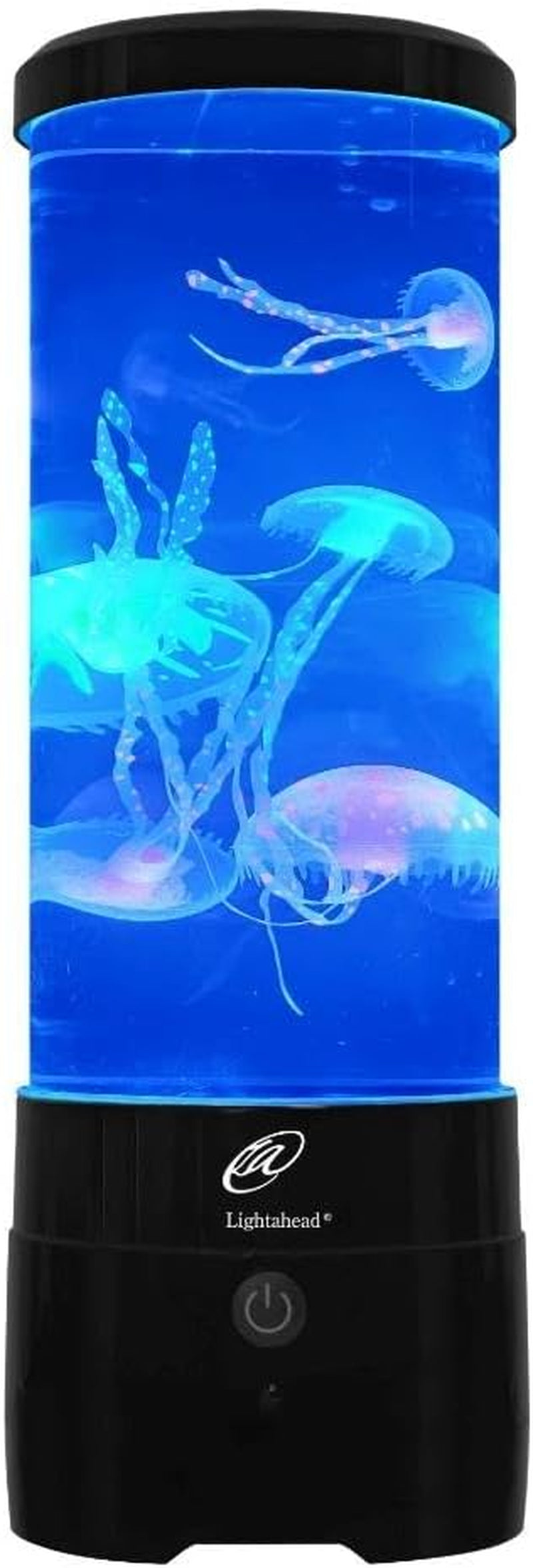 LED Sensory Jellyfish Aquarium Lamp with Bluetooth Speaker and Color Changing Light Effects. Majestic and Standing Tall at 12 Inches! Medium (12 Inches Tall)