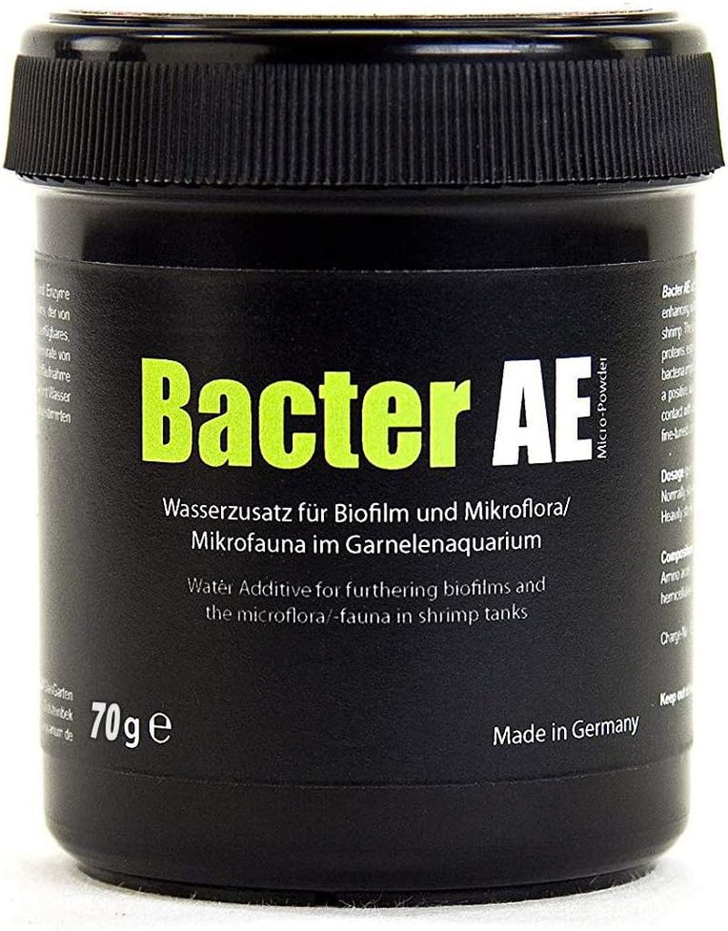 Bacter AE Shrimp (70G) | Nutrients for Live Freshwater Shrimp Food/Aquarium Water (Neocaridina, Amano, Red Cherry, Rili)